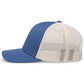 Pacific Headwear Trucker Snapback Cap - Ocean Blue/Beige/Ocean Blue