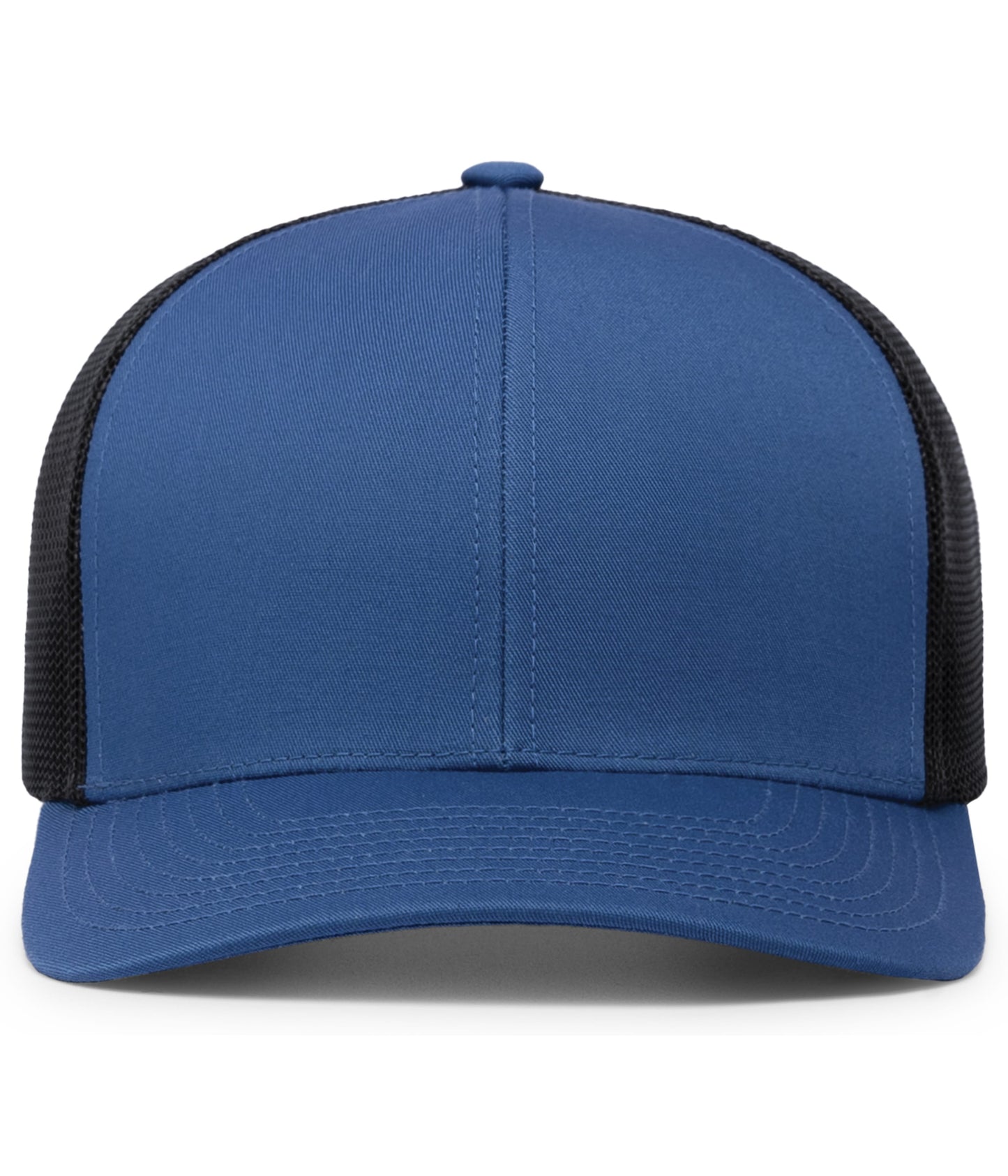 Pacific Headwear Trucker Snapback Cap - Ocean Blue/Lt Charcoal/Ocean Blue