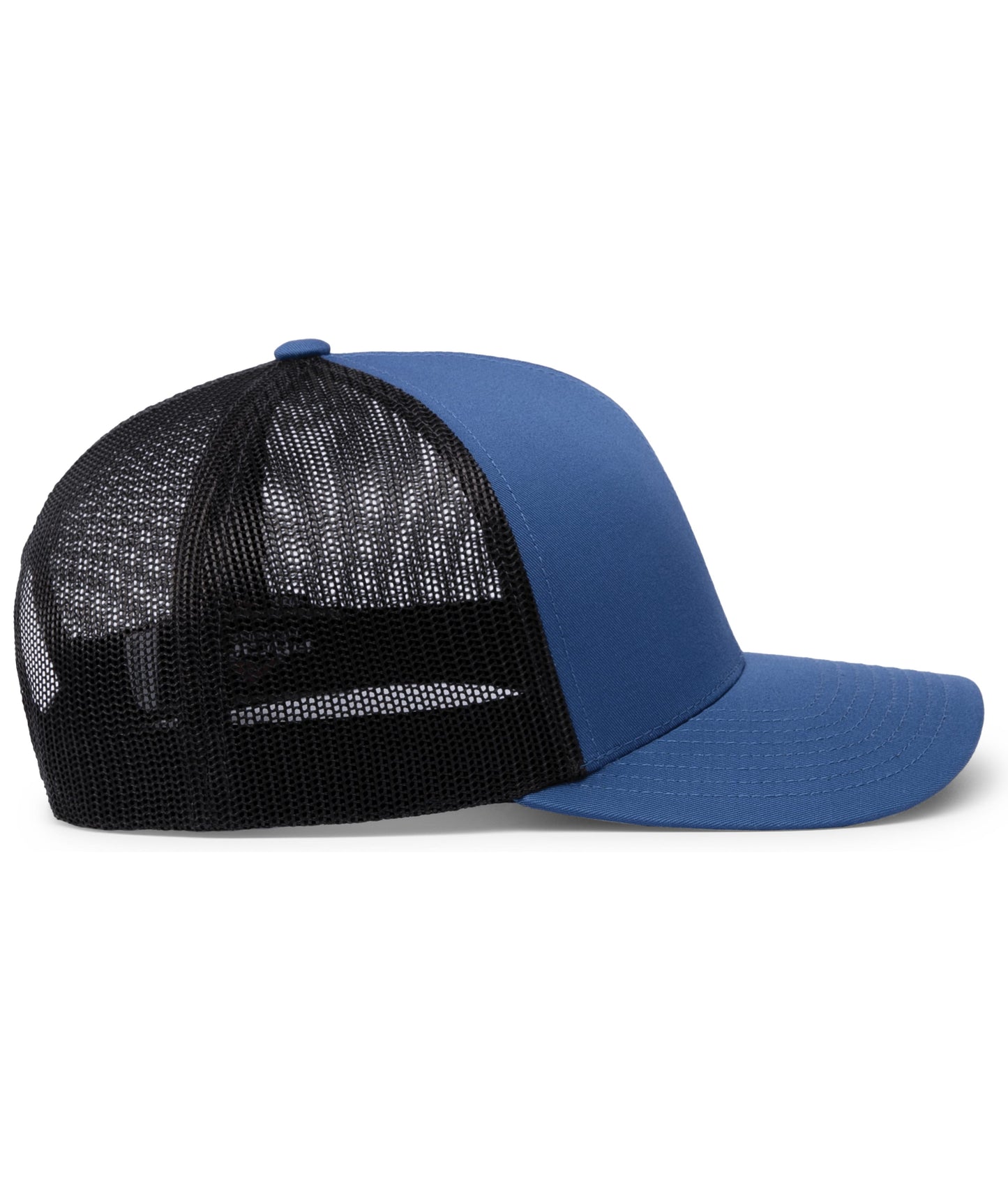 Pacific Headwear Trucker Snapback Cap - Ocean Blue/Lt Charcoal/Ocean Blue