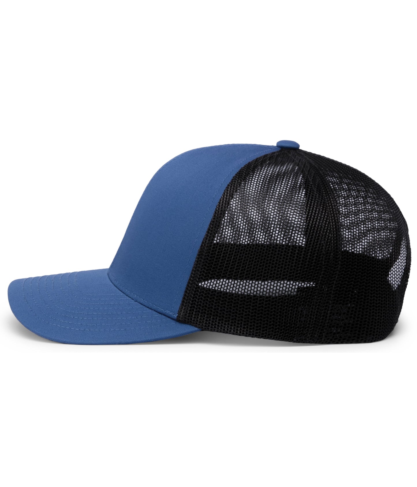 Pacific Headwear Trucker Snapback Cap - Ocean Blue/Lt Charcoal/Ocean Blue