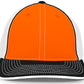Pacific Headwear Trucker PacFlex Cap - Orange/White/Black