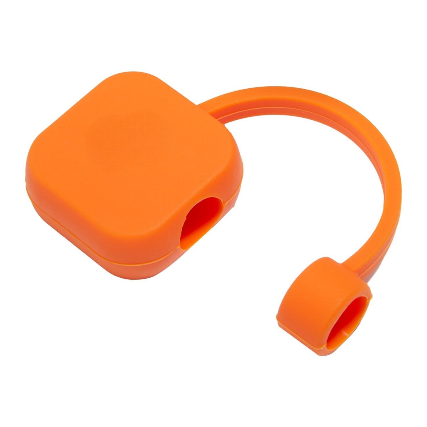 Silicone Straw Toppers - Orange