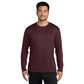 Port & Company® Long Sleeve Performance Tee - Athletic Maroon