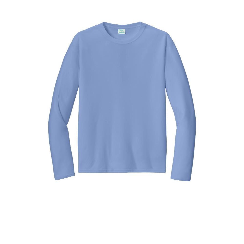 Port & Company® Long Sleeve Performance Tee - Carolina Blue