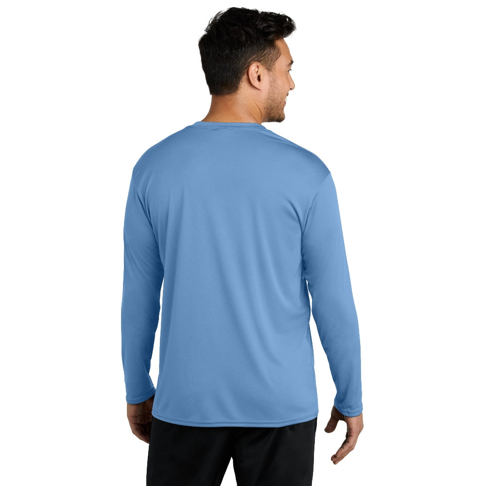Port & Company® Long Sleeve Performance Tee - Carolina Blue