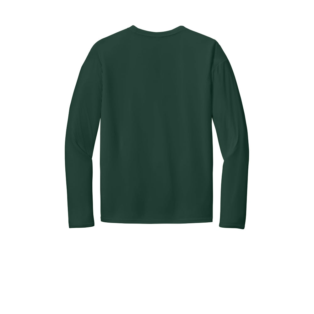 Port & Company® Long Sleeve Performance Tee - Dark Green