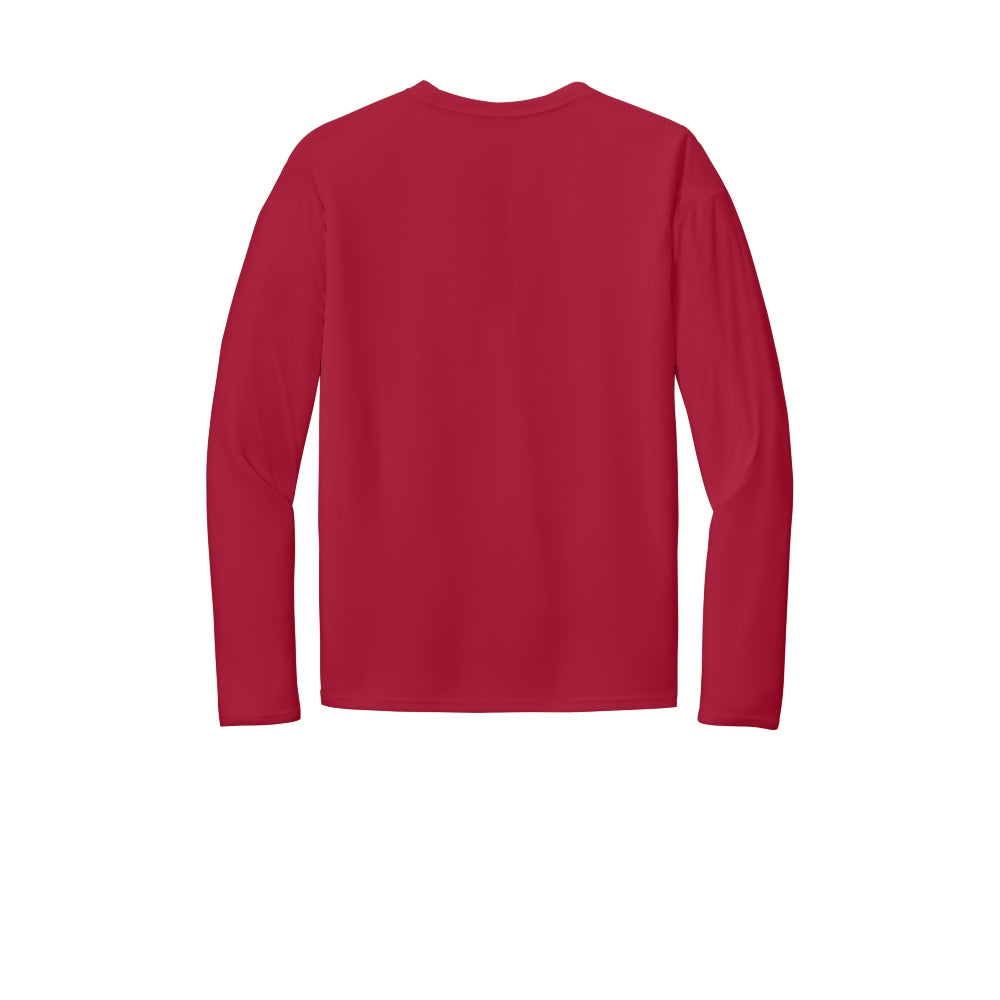 Port & Company® Long Sleeve Performance Tee - Red