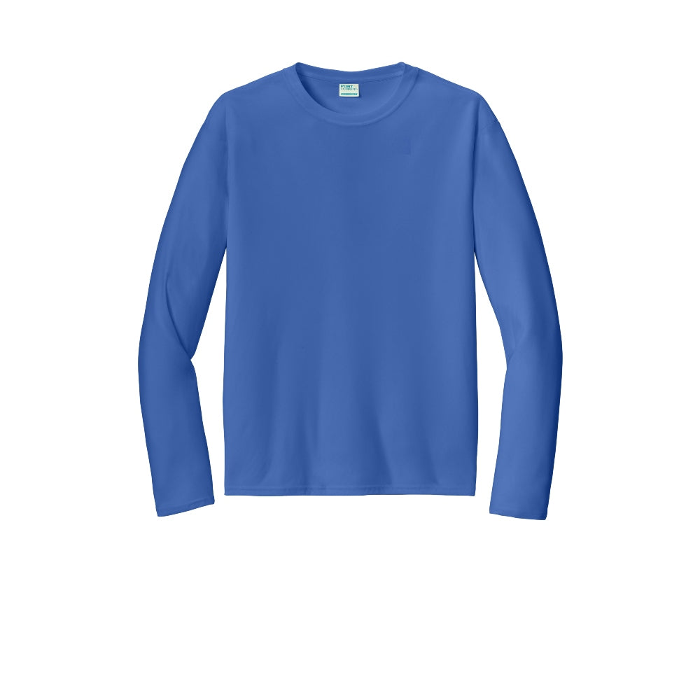 Port & Company® Long Sleeve Performance Tee - Royal
