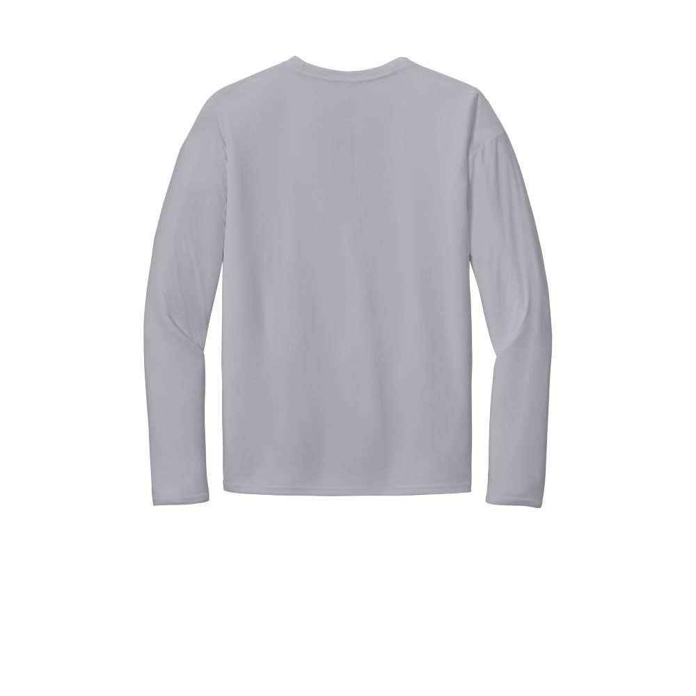 Port & Company® Long Sleeve Performance Tee - Silver