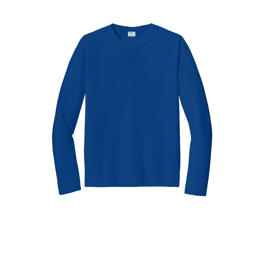 Port & Company® Long Sleeve Performance Tee - True Royal