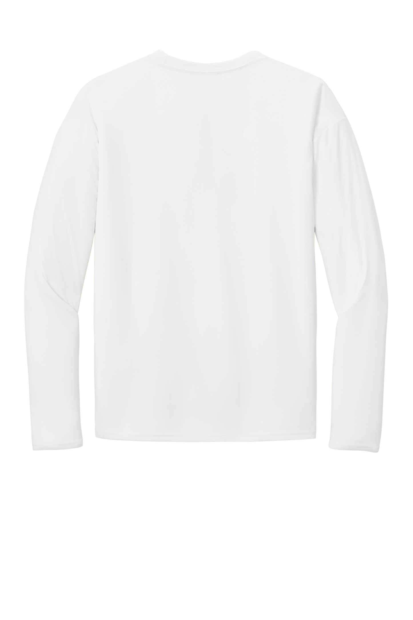 Port & Company® Long Sleeve Performance Tee - White