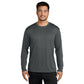Port & Company® Long Sleeve Performance Tee - Charcoal