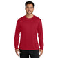 Port & Company® Long Sleeve Performance Tee - Red
