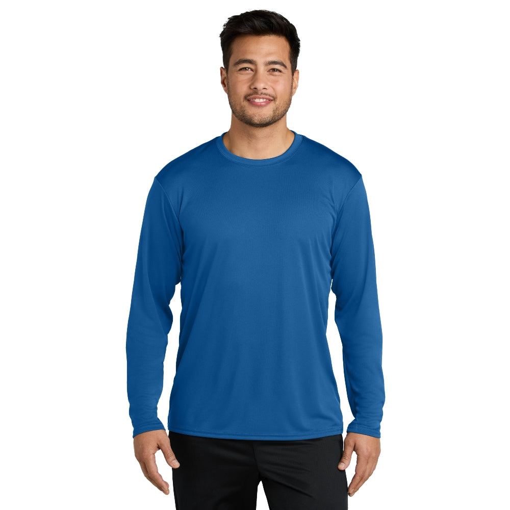 Port & Company® Long Sleeve Performance Tee - Royal