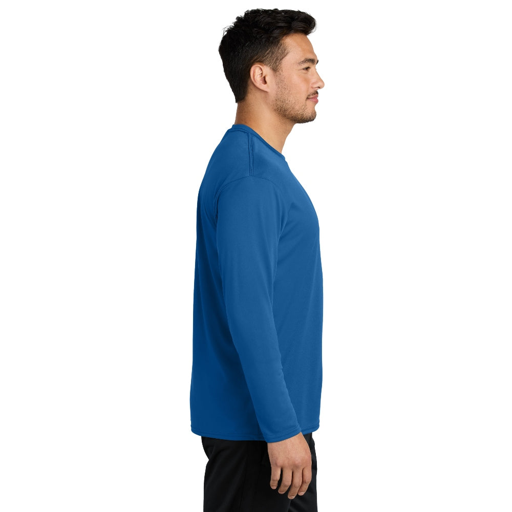 Port & Company® Long Sleeve Performance Tee - Royal