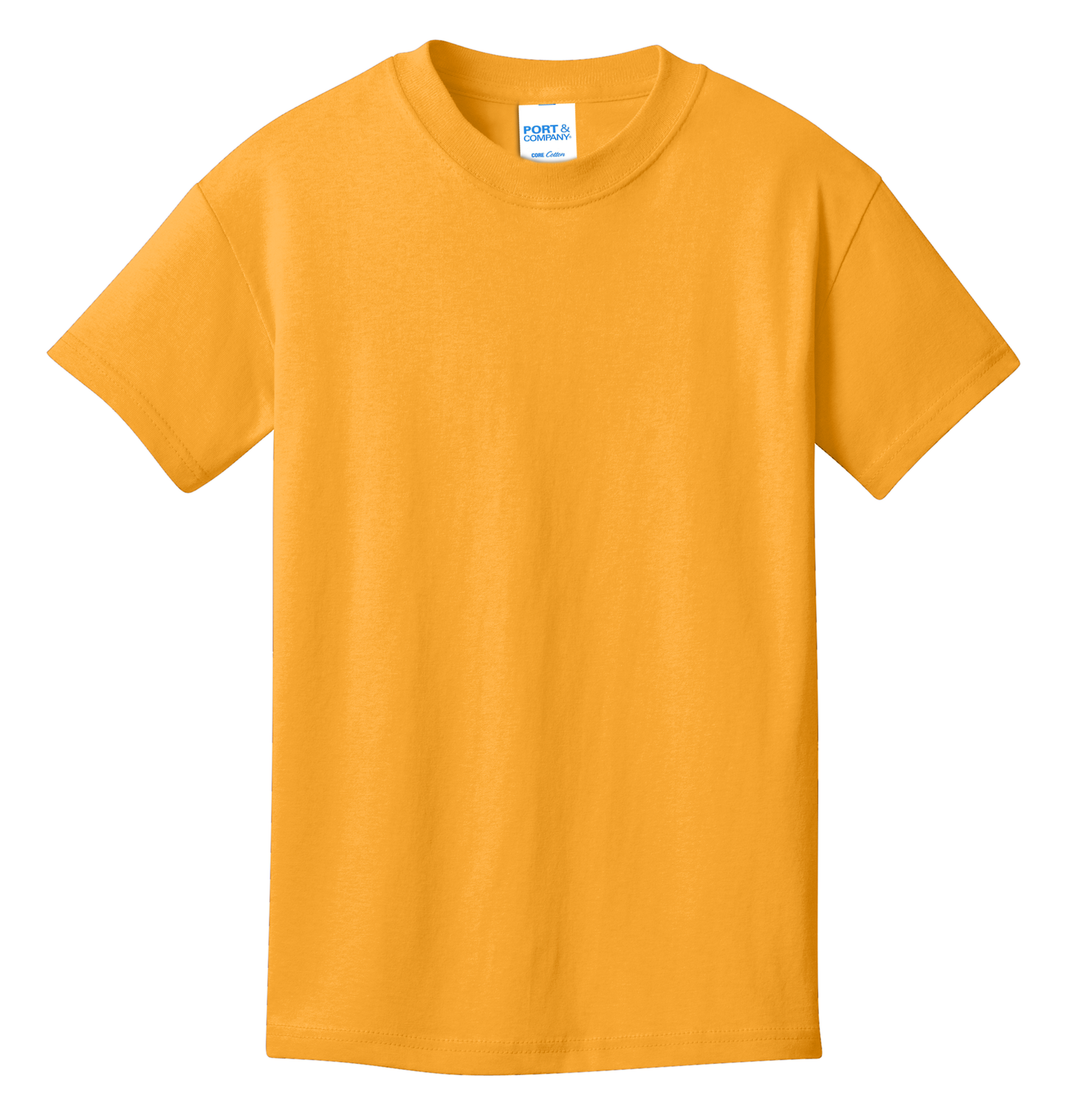 Port & Company® Youth Core Cotton Tee - Gold