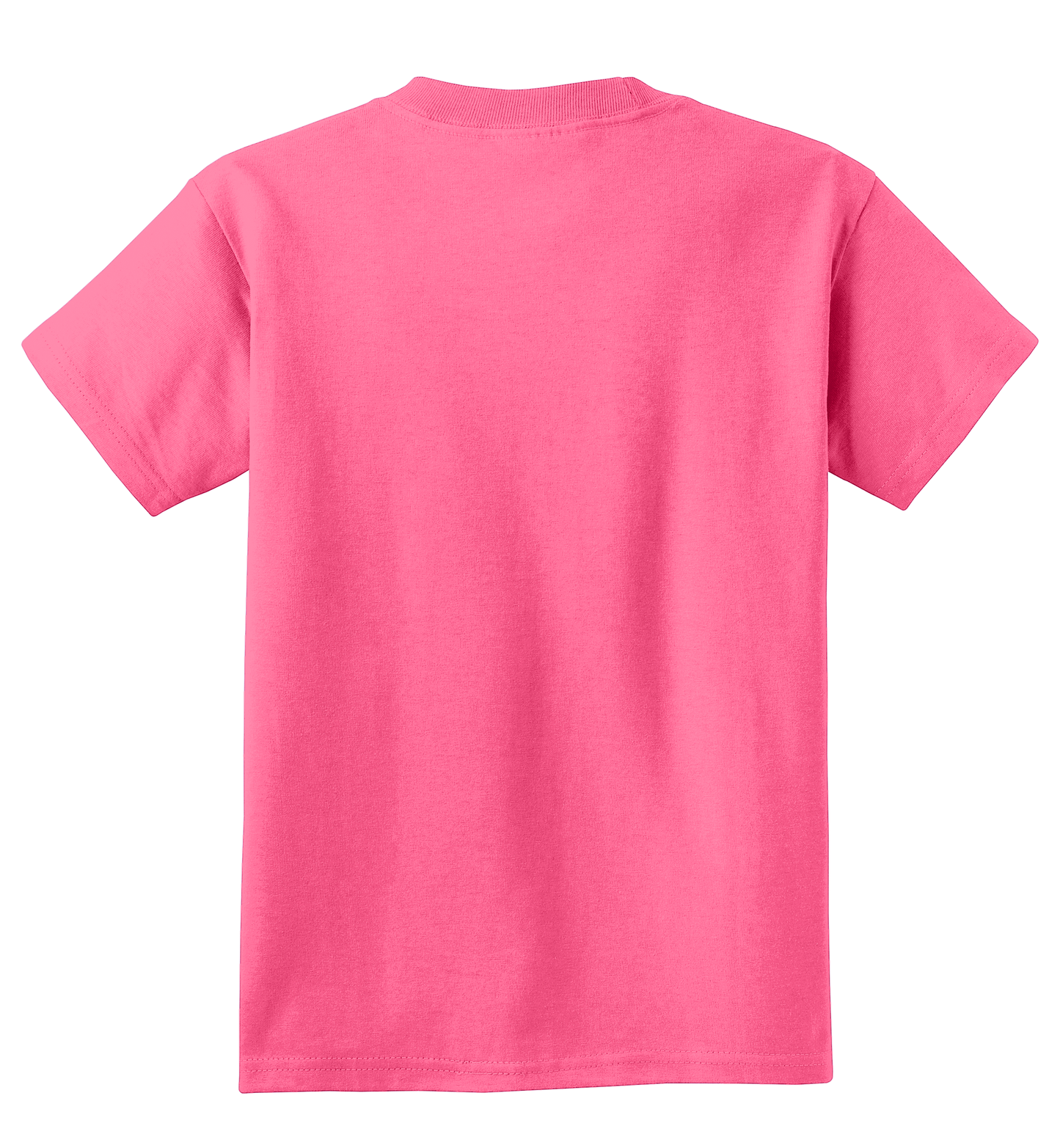 Port & Company® Youth Core Cotton Tee - Neon Pink