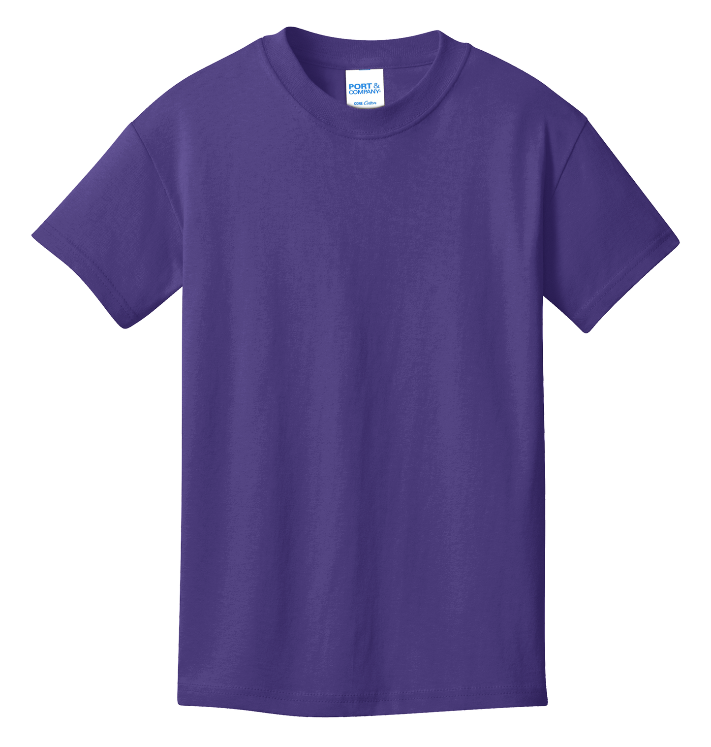 Port & Company® Youth Core Cotton Tee - Purple