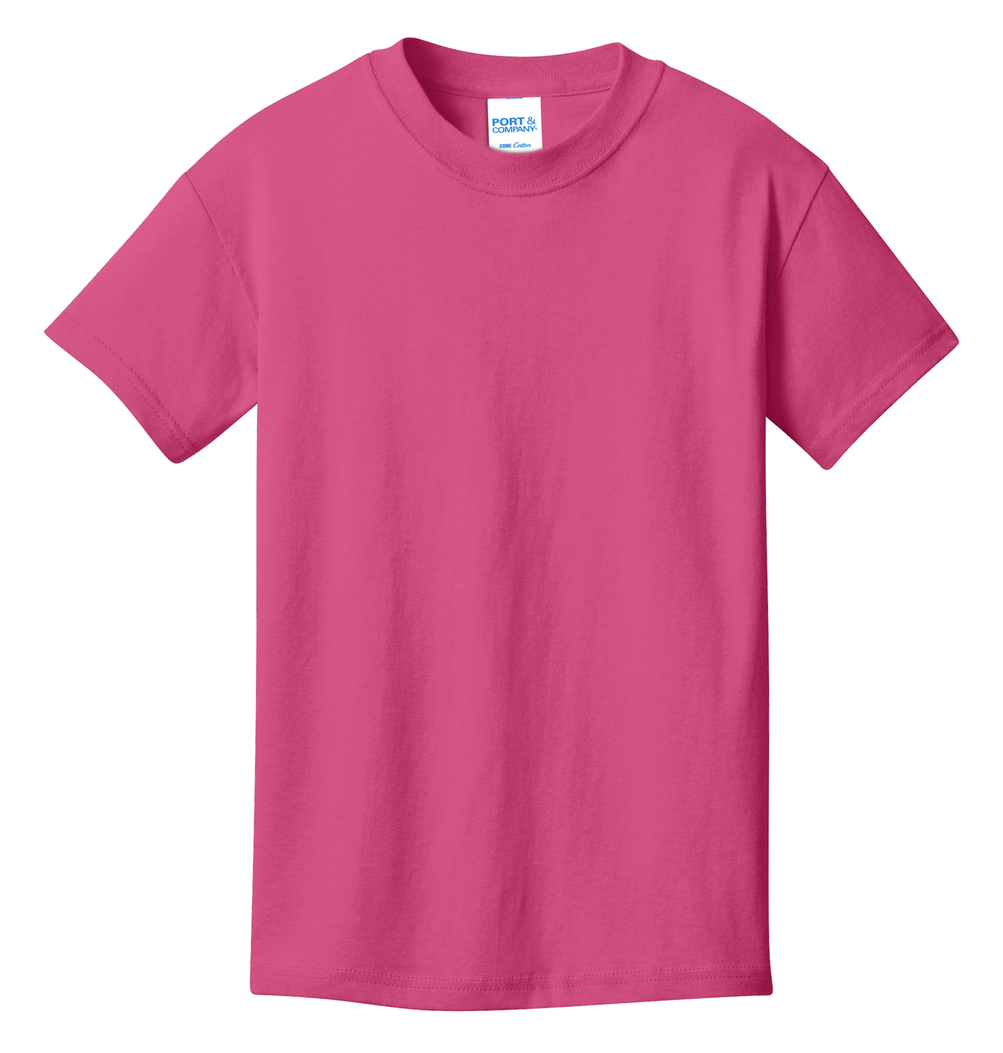 Port & Company® Youth Core Cotton Tee - Sangria