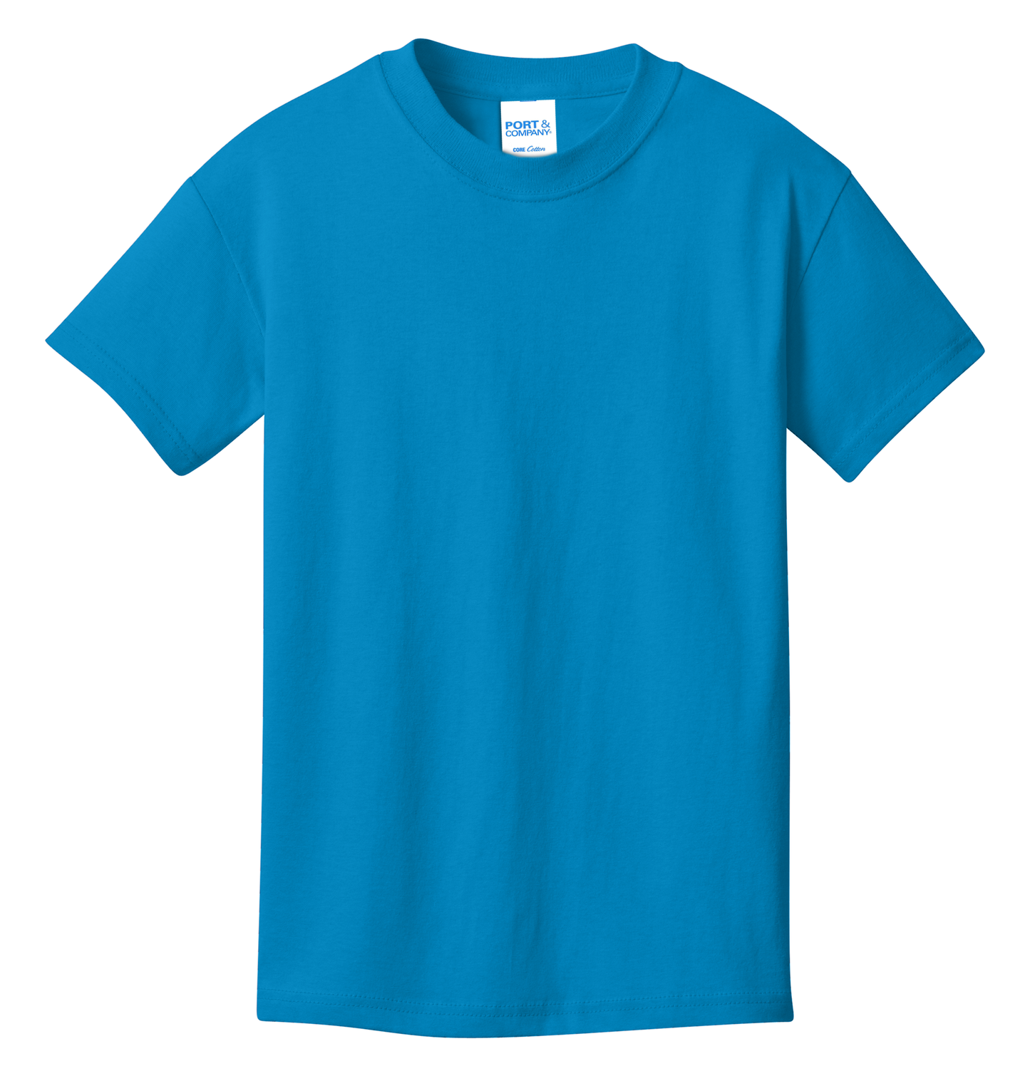 Port & Company® Youth Core Cotton Tee - Sapphire