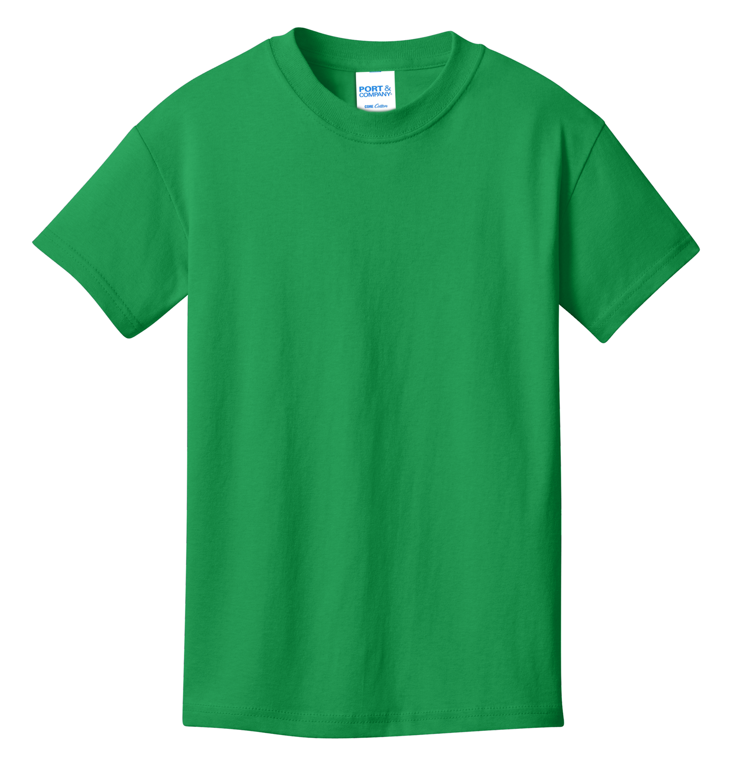 Port & Company® Youth Core Cotton Tee - Clover Green