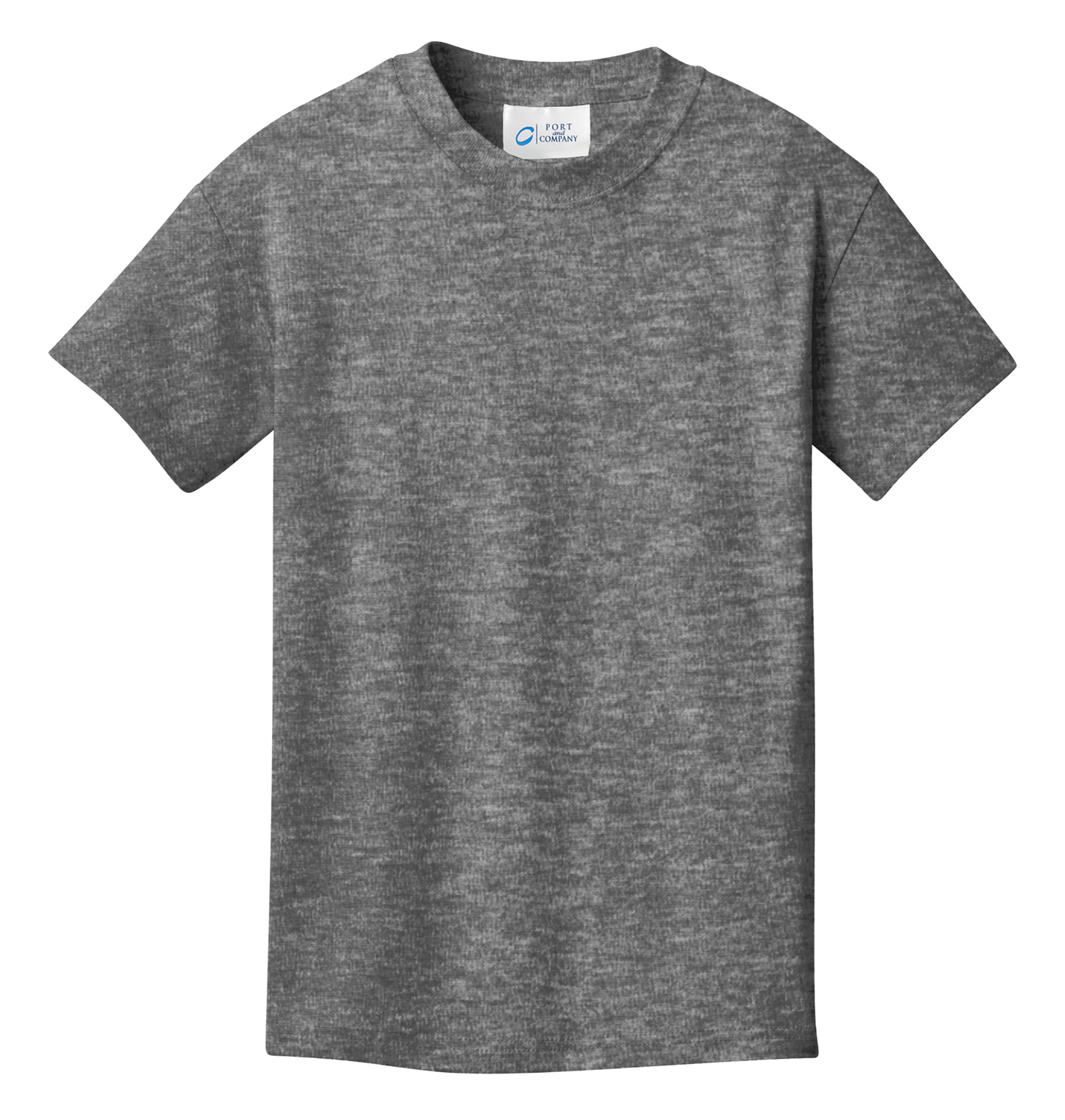Port & Company® Youth Core Cotton Tee - Graphite Heather