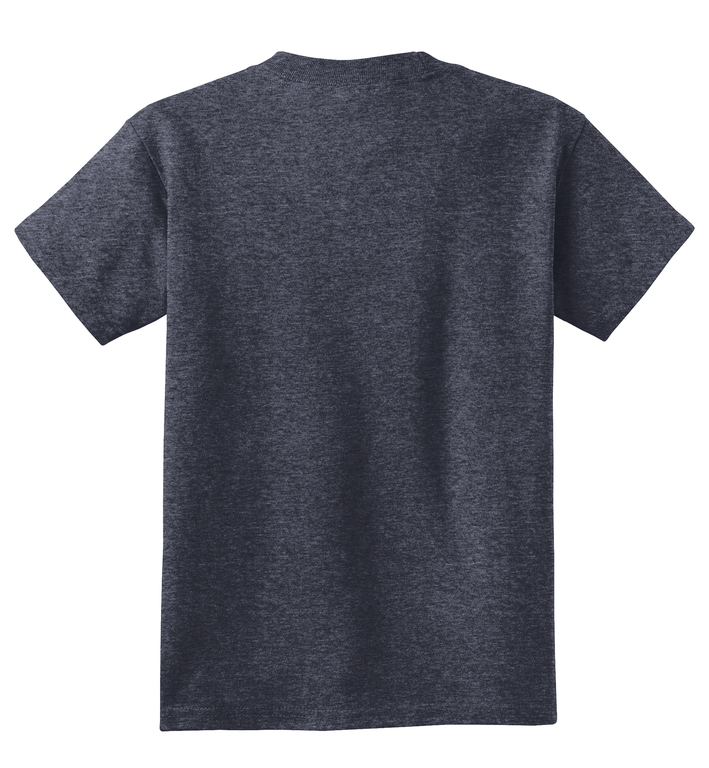Port & Company® Youth Core Cotton Tee - Heather Navy