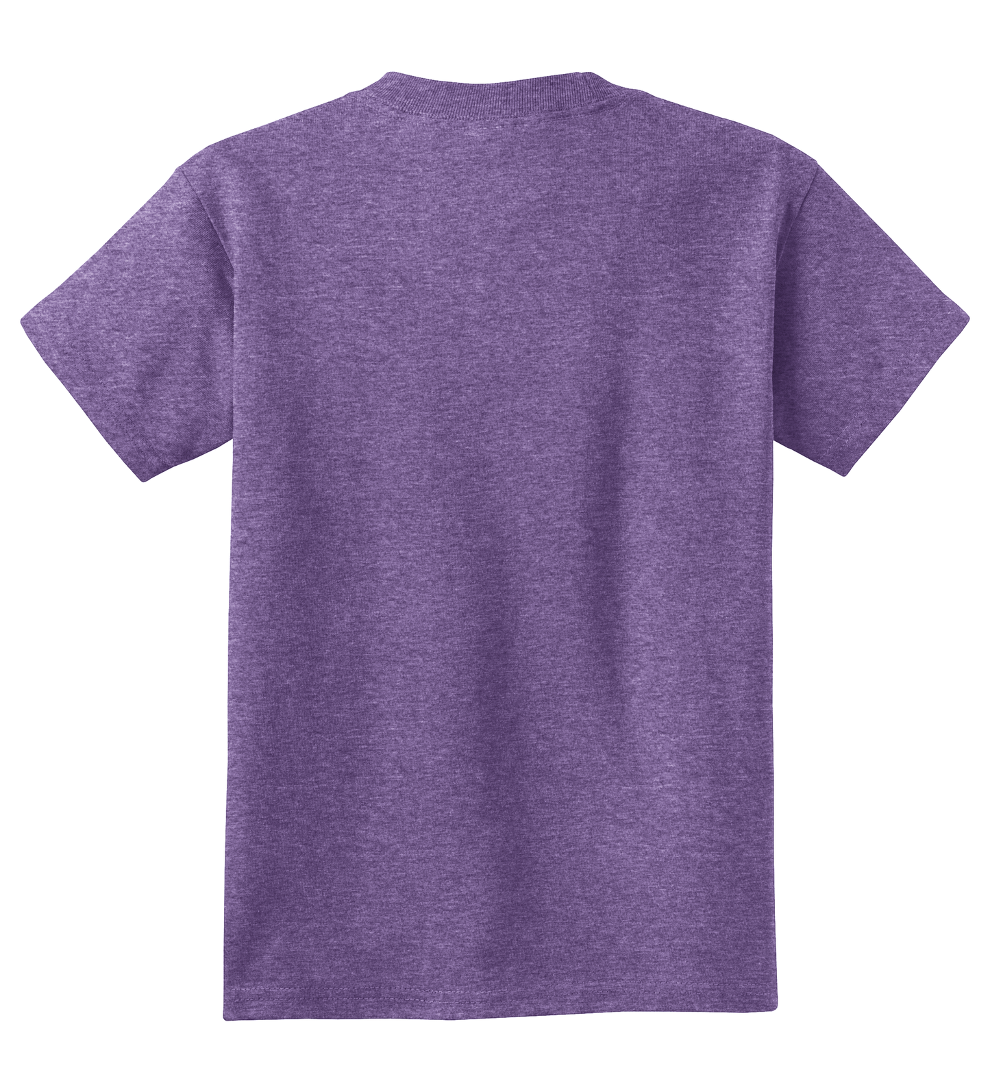 Port & Company® Youth Core Cotton Tee - Heather Purple