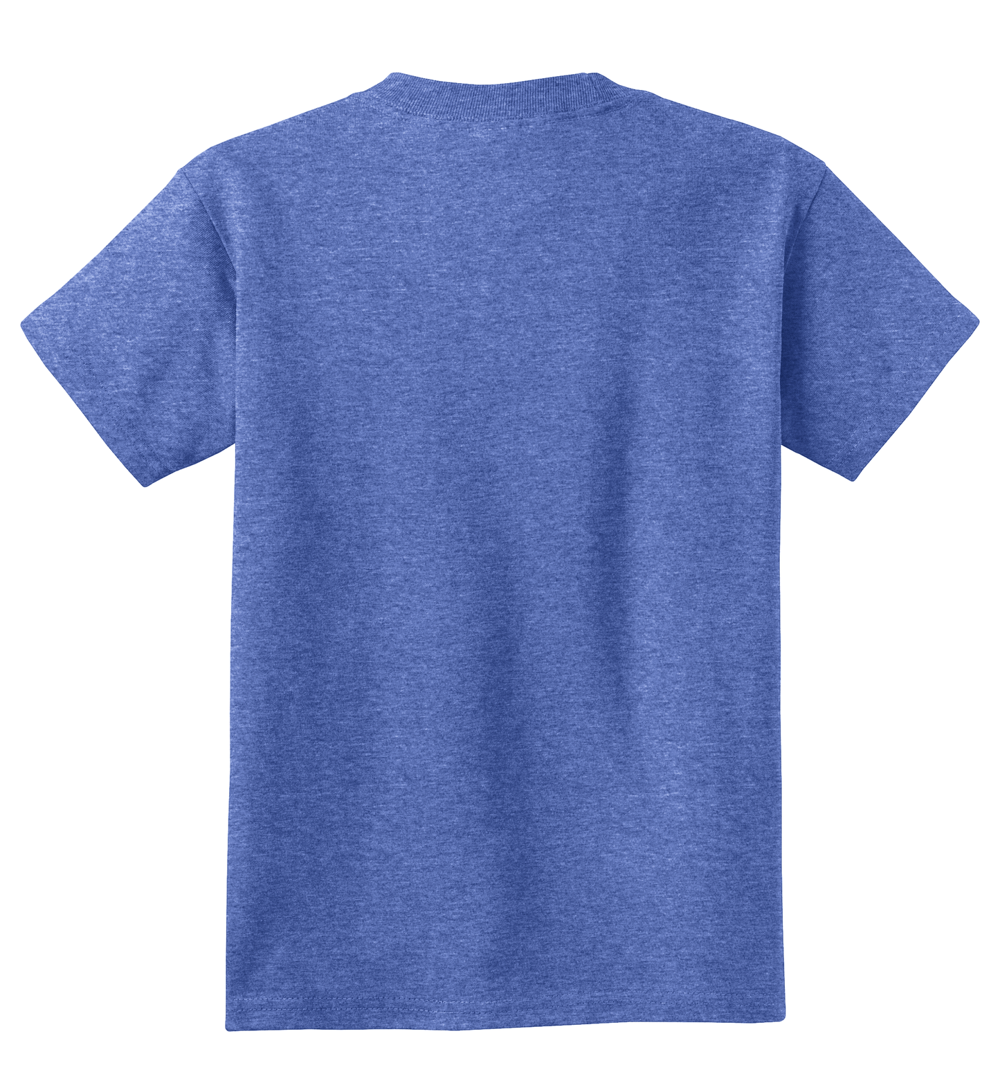 Port & Company® Youth Core Cotton Tee - Heather Royal