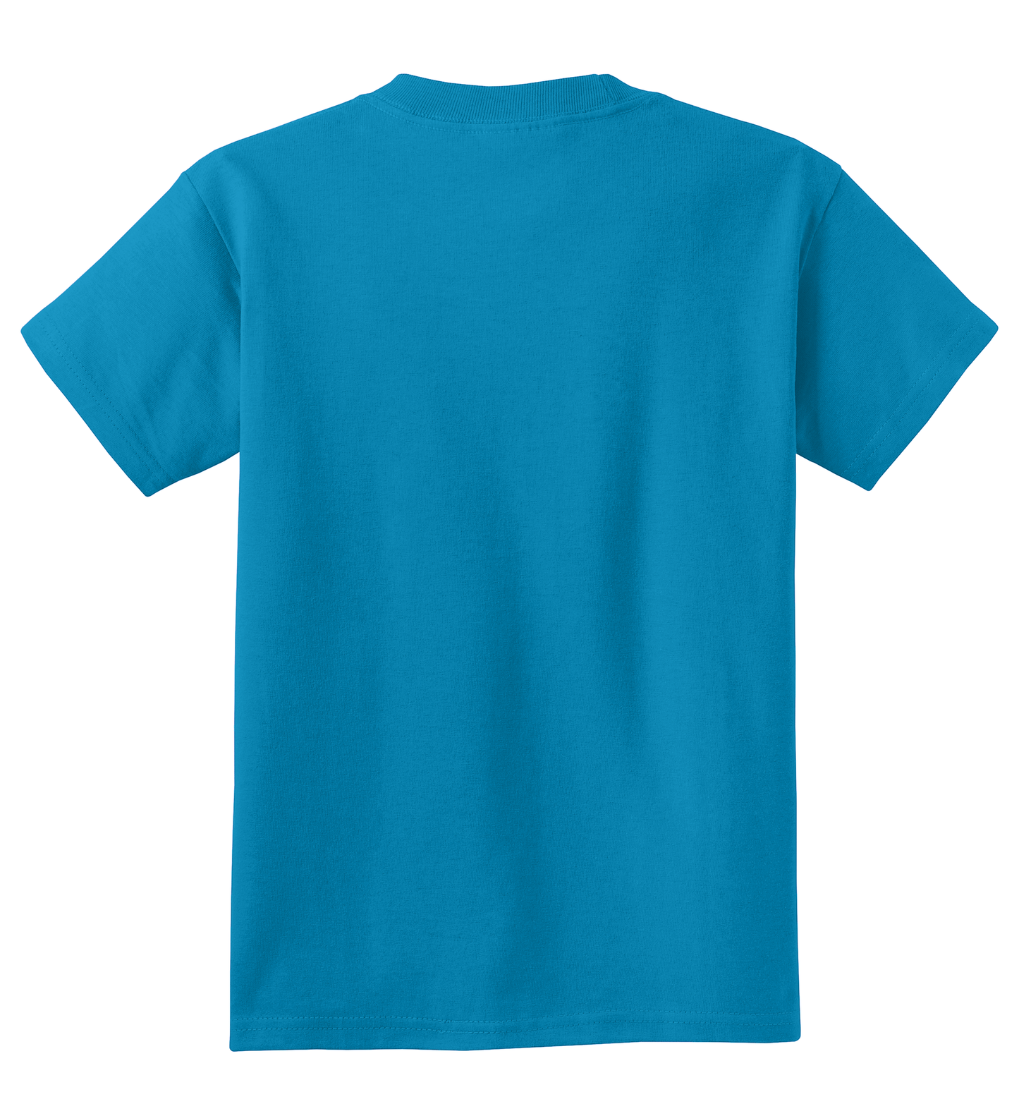 Port & Company® Youth Core Cotton Tee - Neon Blue