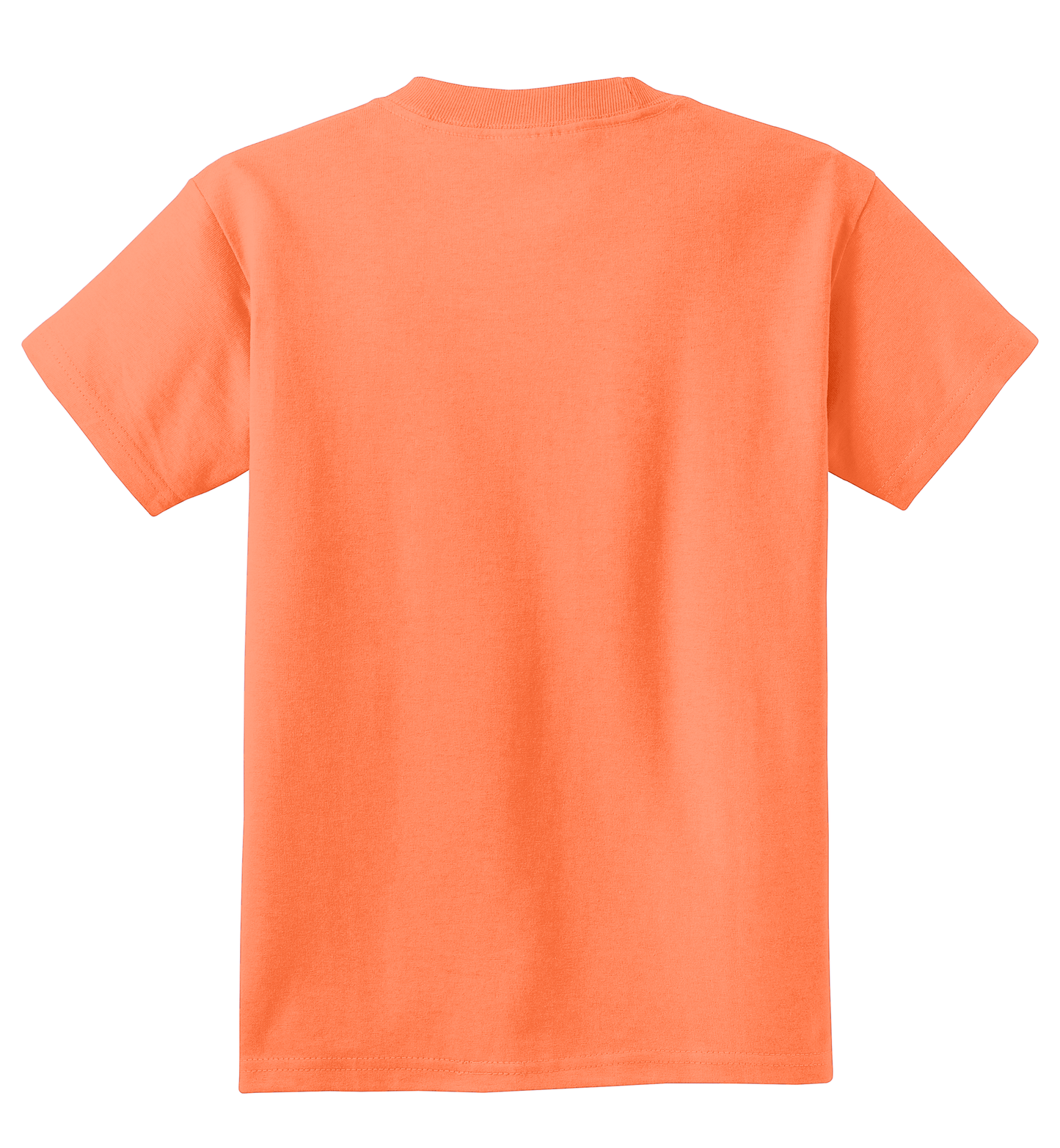 Port & Company® Youth Core Cotton Tee - Neon Orange