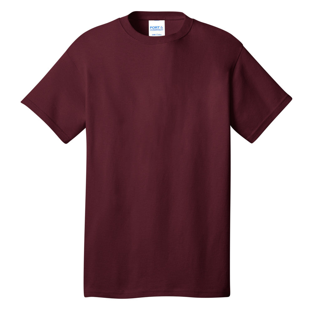 Port & Company® Core Cotton Tee - Athletic Maroon