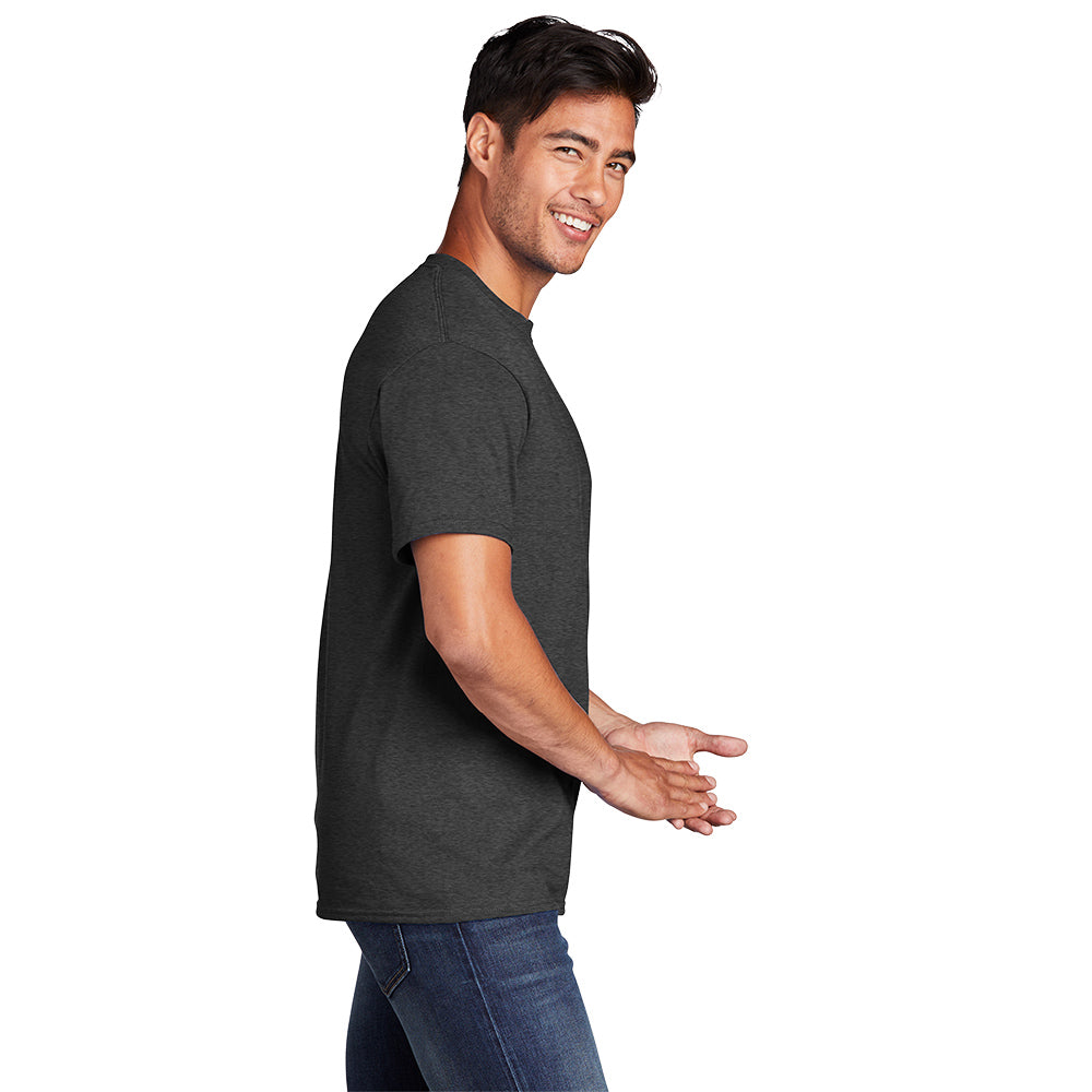 Port & Company® Core Cotton Tee - Black Heather
