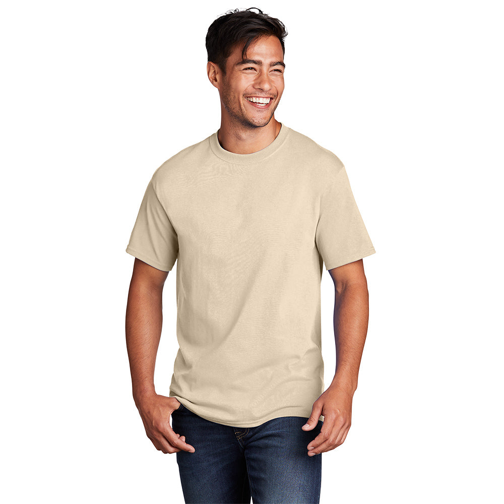 Port & Company® Core Cotton Tee - Creme