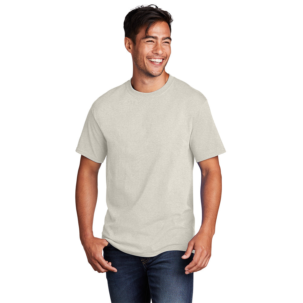 Port & Company® Core Cotton Tee - Oatmeal Heather