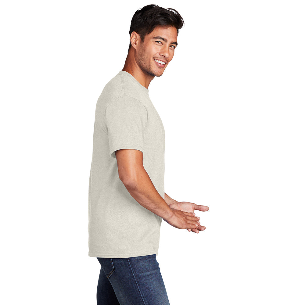 Port & Company® Core Cotton Tee - Oatmeal Heather