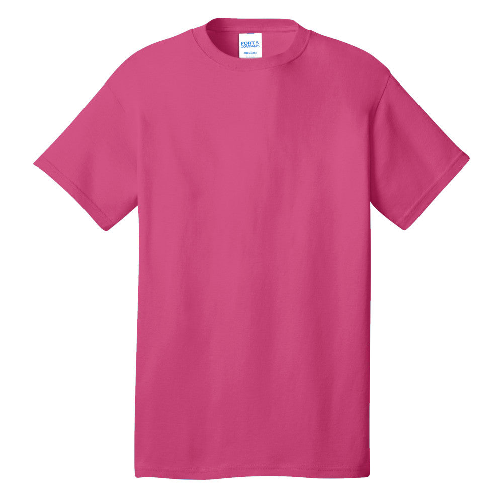 Port & Company® Core Cotton Tee - Sangria