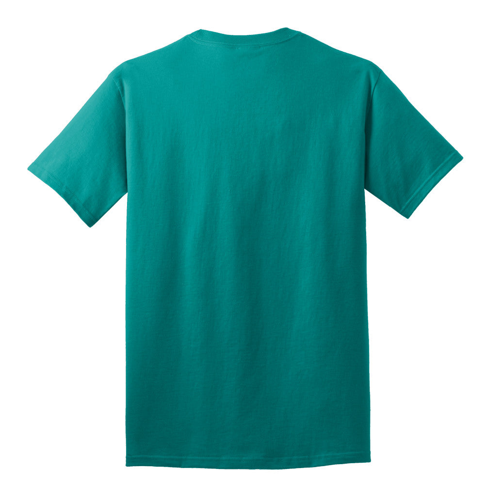 Port & Company® Core Cotton Tee - Bright Aqua