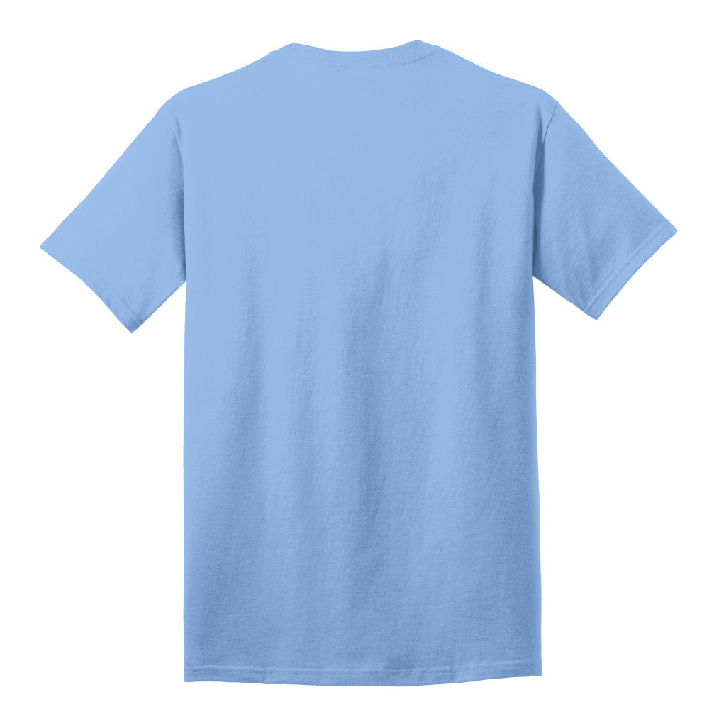 Port & Company® Core Cotton Tee - Light Blue