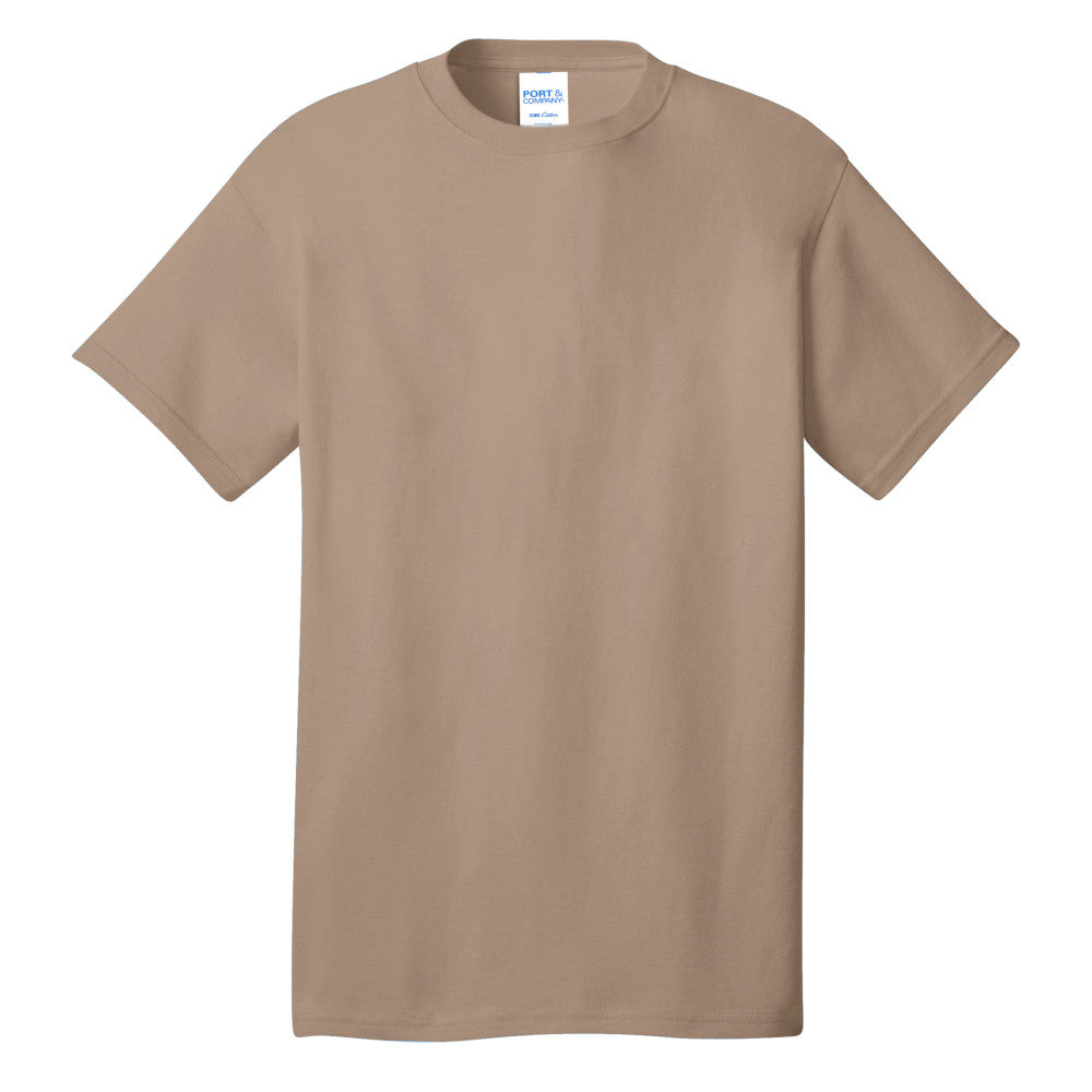 Port & Company® Core Cotton Tee - Sand