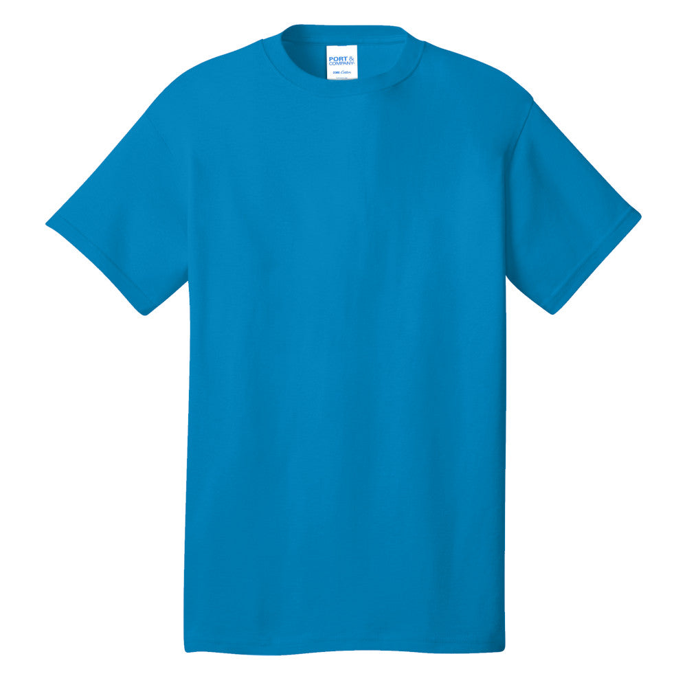 Port & Company® Core Cotton Tee - Sapphire