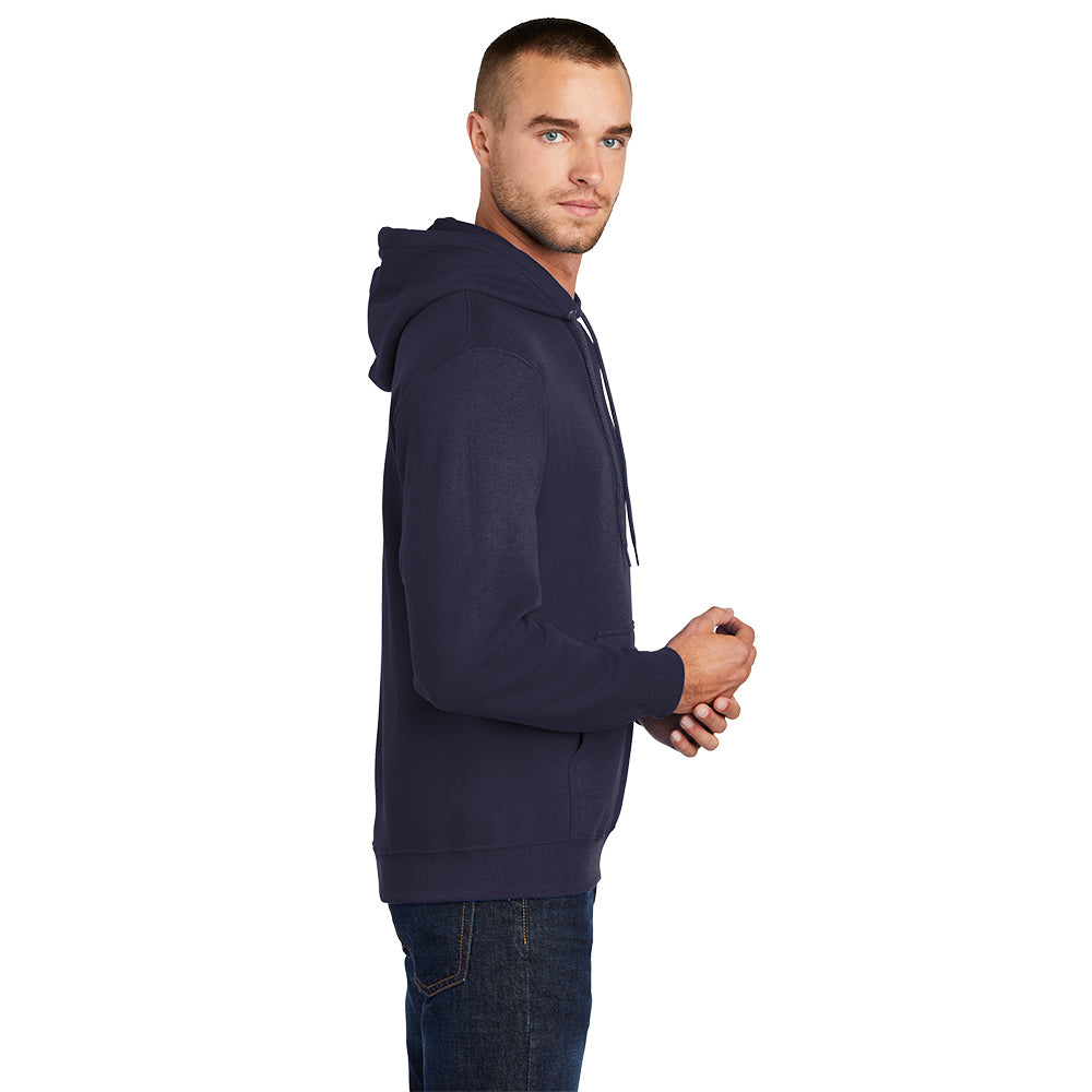 Port & Company® Core Fleece Pullover Hooded Sweatshirt - True Navy