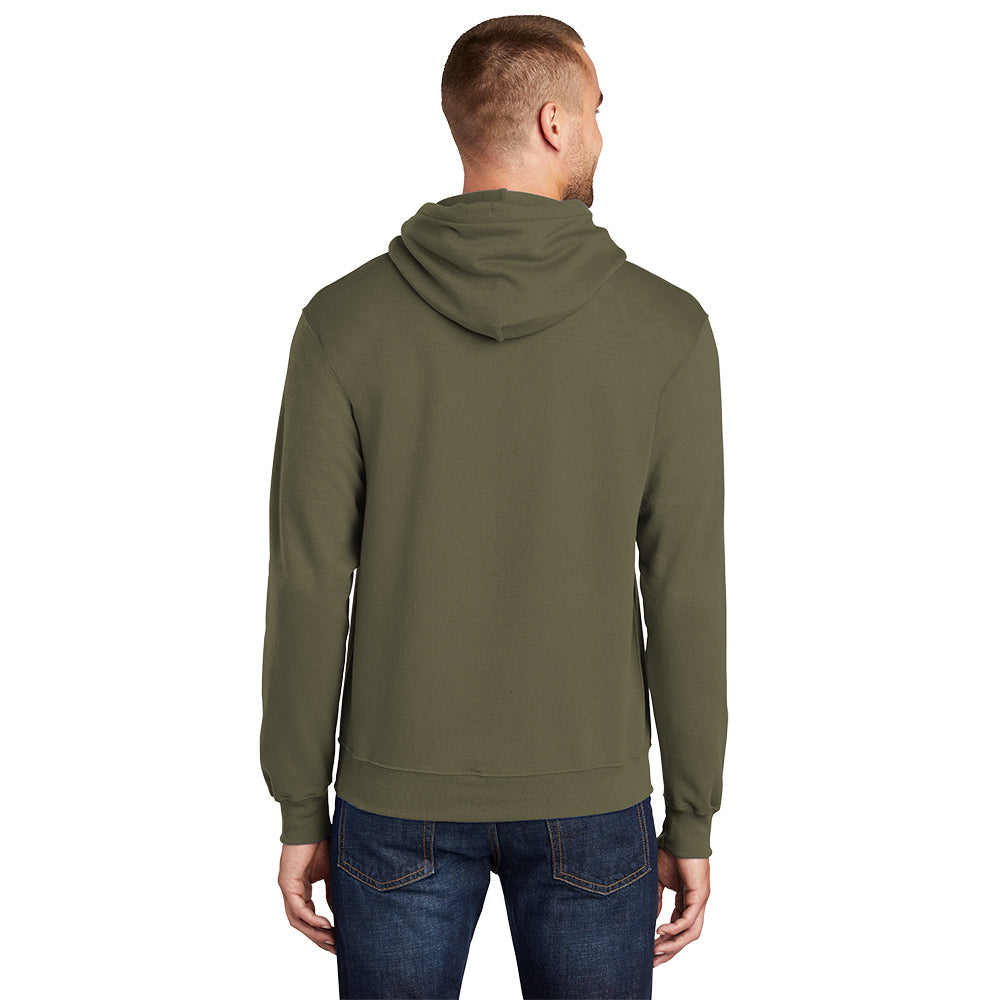 Port & Company® Core Fleece Pullover Hooded Sweatshirt - Olive Drab Green