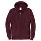 Port & Company® Core Fleece Full-Zip Hooded Sweatshirt - Maroon