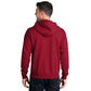 Port & Company® Core Fleece Full-Zip Hooded Sweatshirt - Red