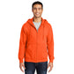 Port & Company® Essential Fleece Full-Zip Hooded Sweatshirt - Safety Orange