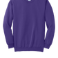 Port & Company® Essential Fleece Crewneck Sweatshirt - Purple