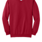Port & Company® Essential Fleece Crewneck Sweatshirt - Red