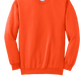 Port & Company® Essential Fleece Crewneck Sweatshirt - Safety Orange