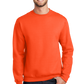 Port & Company® Essential Fleece Crewneck Sweatshirt - Safety Orange